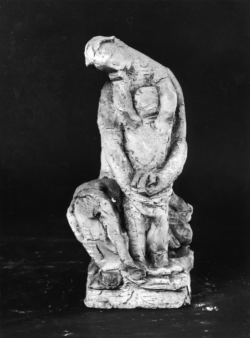 Madonna con Bambino (scultura) di Andreotti Libero (sec. XX)