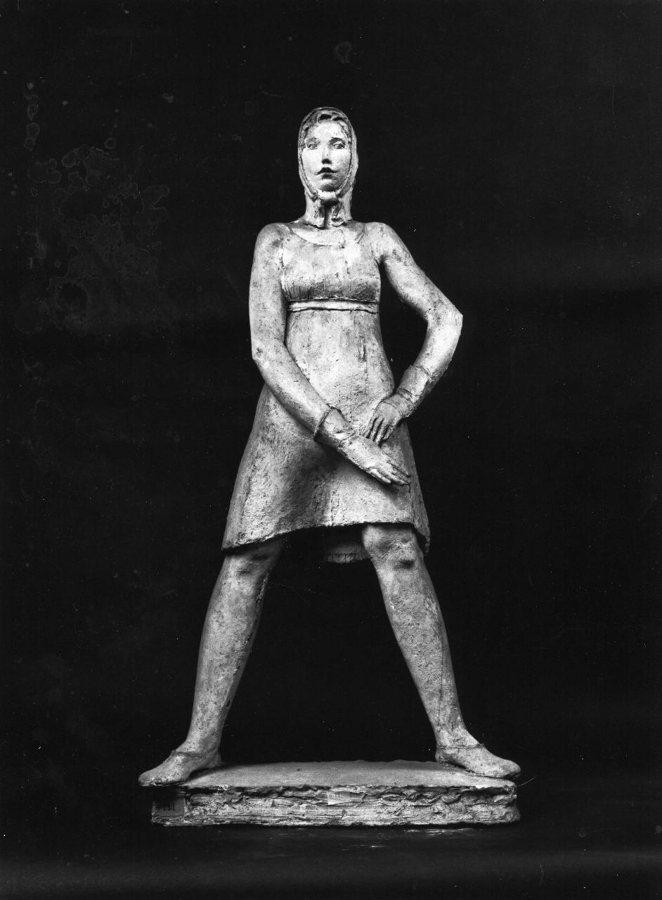 La sportiva, figura femminile (scultura) di Andreotti Libero (sec. XX)