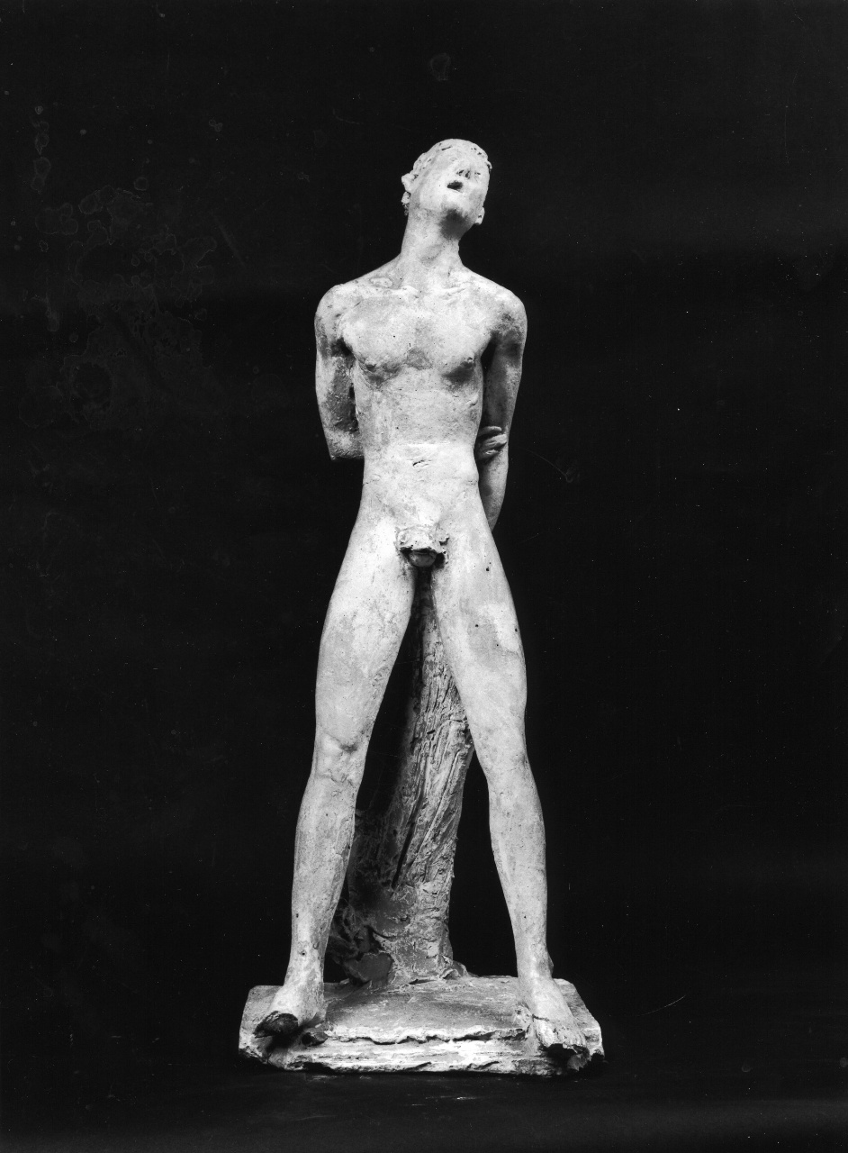 Orfeo che canta (scultura) di Andreotti Libero (sec. XX)