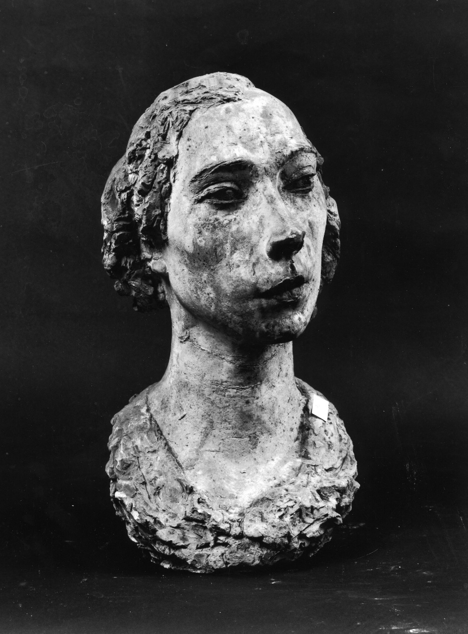 La triestina, busto di donna (scultura) di Andreotti Libero (sec. XX)