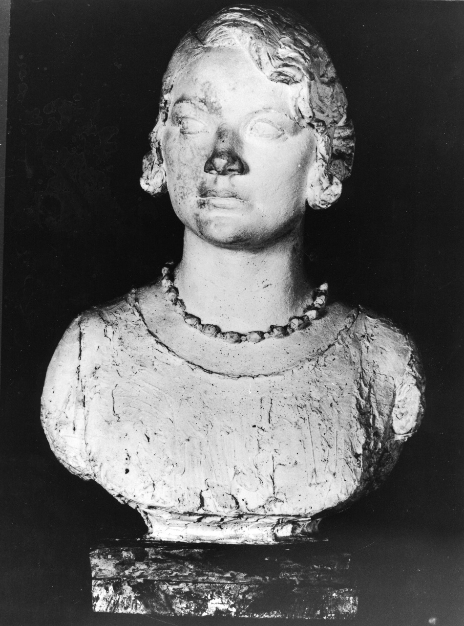 Signorina svizzera, busto di giovane (scultura) di Andreotti Libero (sec. XX)