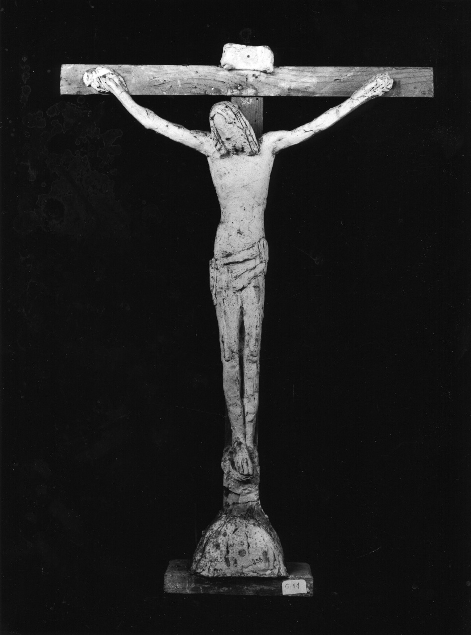 Cristo crocifisso (statuetta) di Andreotti Libero (sec. XX)