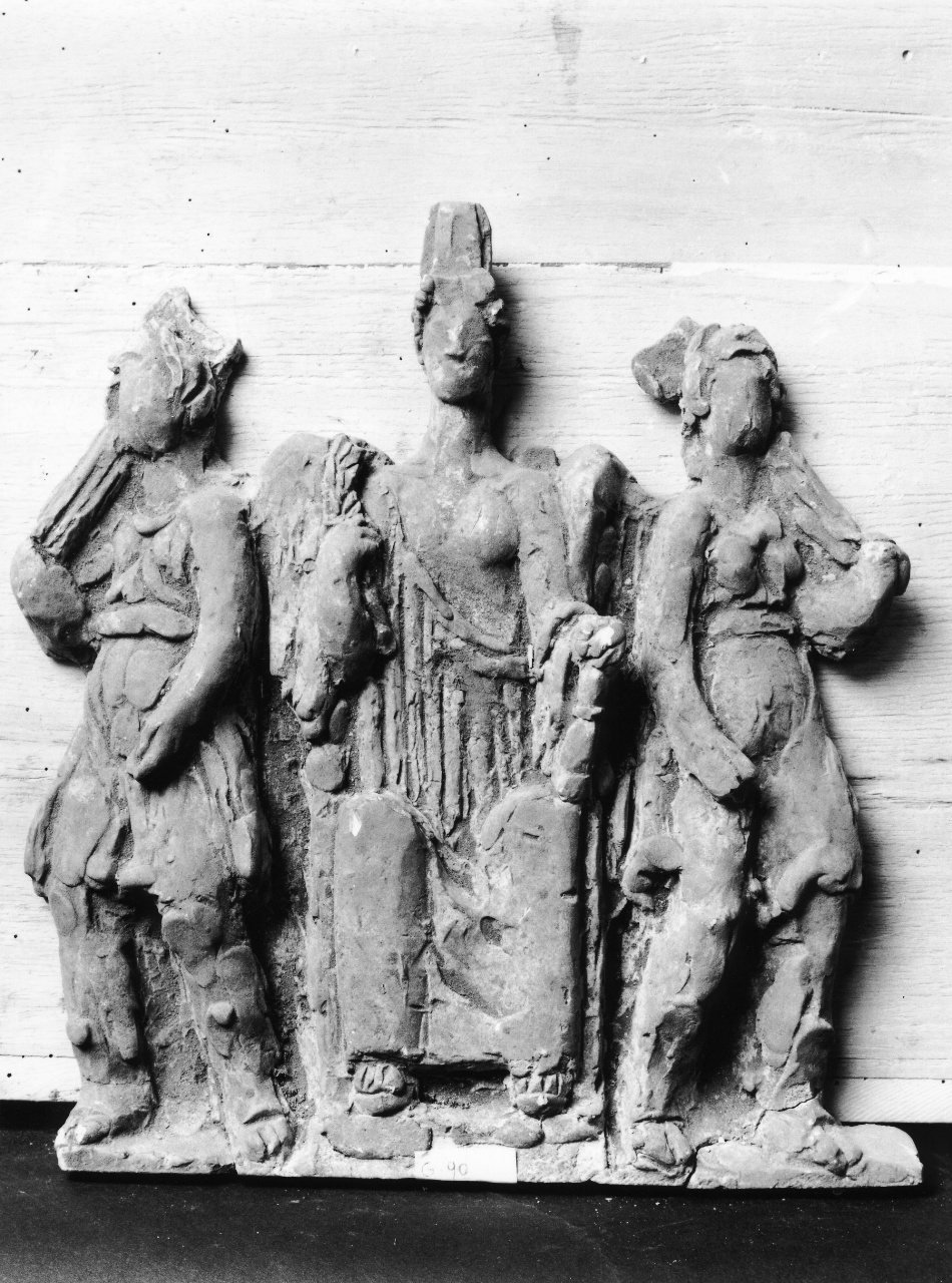 giustizia (statuetta, serie) di Andreotti Libero (sec. XX)