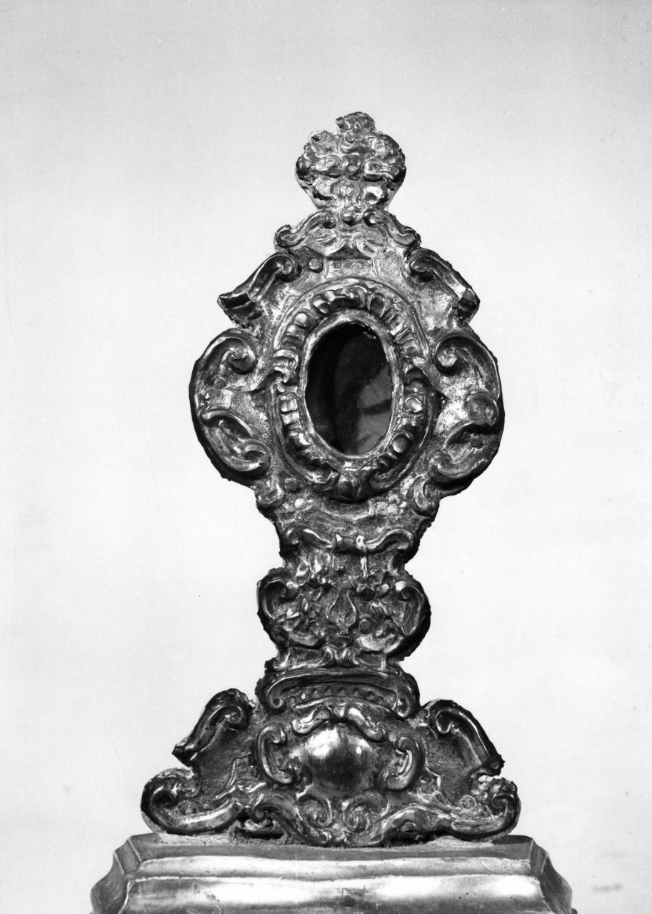 reliquiario - a ostensorio - bottega toscana (seconda metà sec. XVIII)