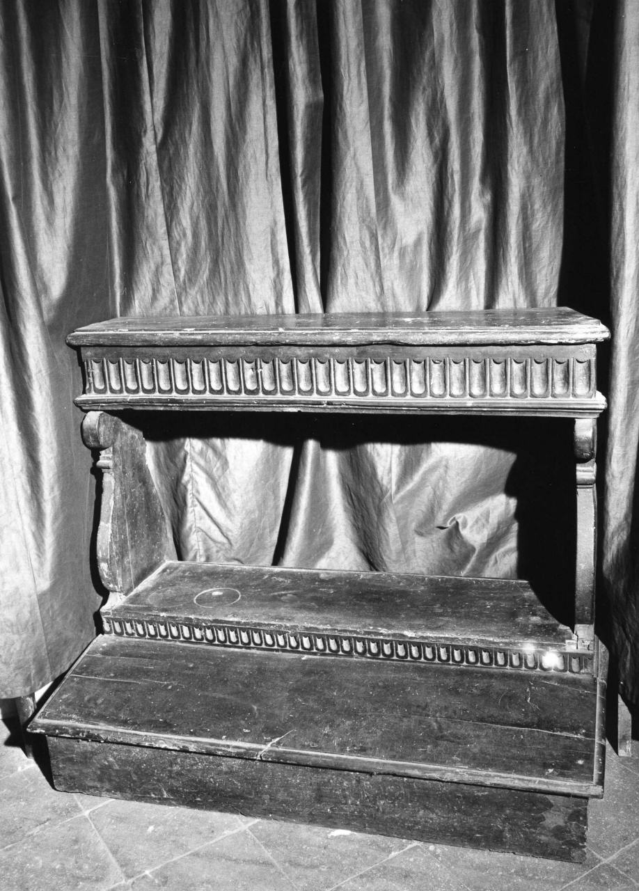 inginocchiatoio - bottega toscana (sec. XVII)