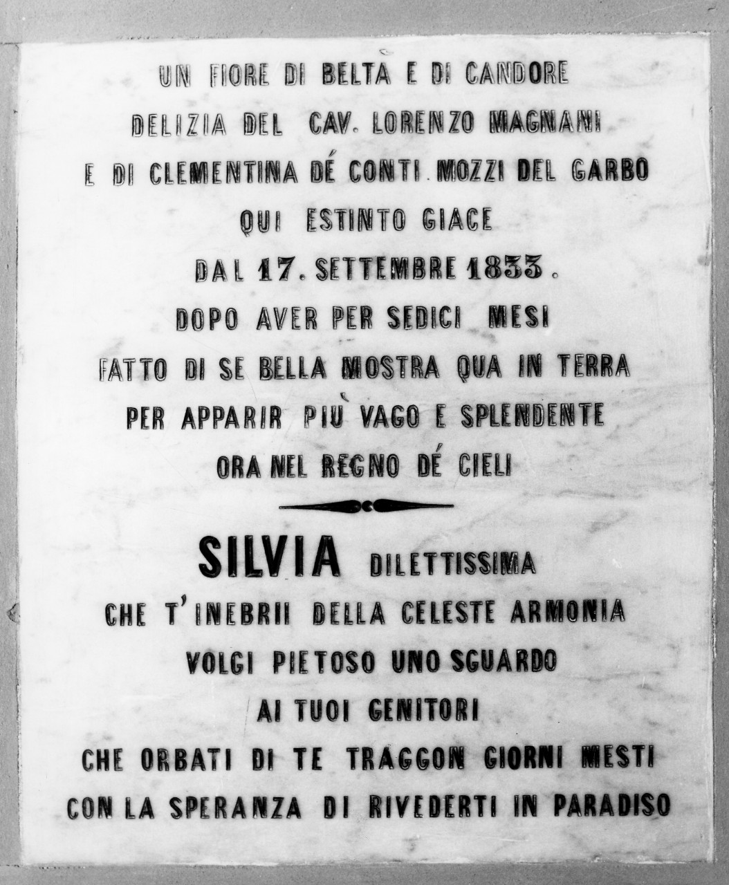 lapide - bottega toscana (sec. XIX)