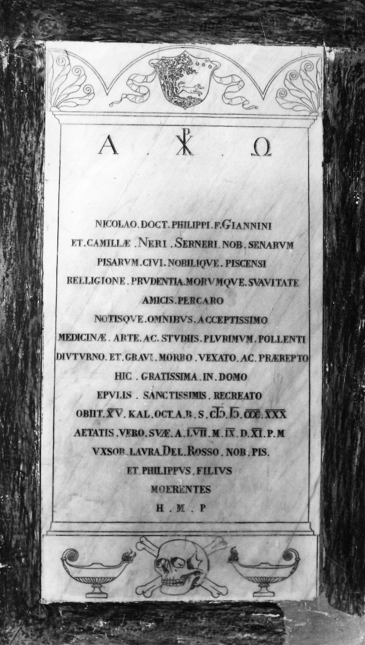 lapide - bottega toscana (sec. XIX)