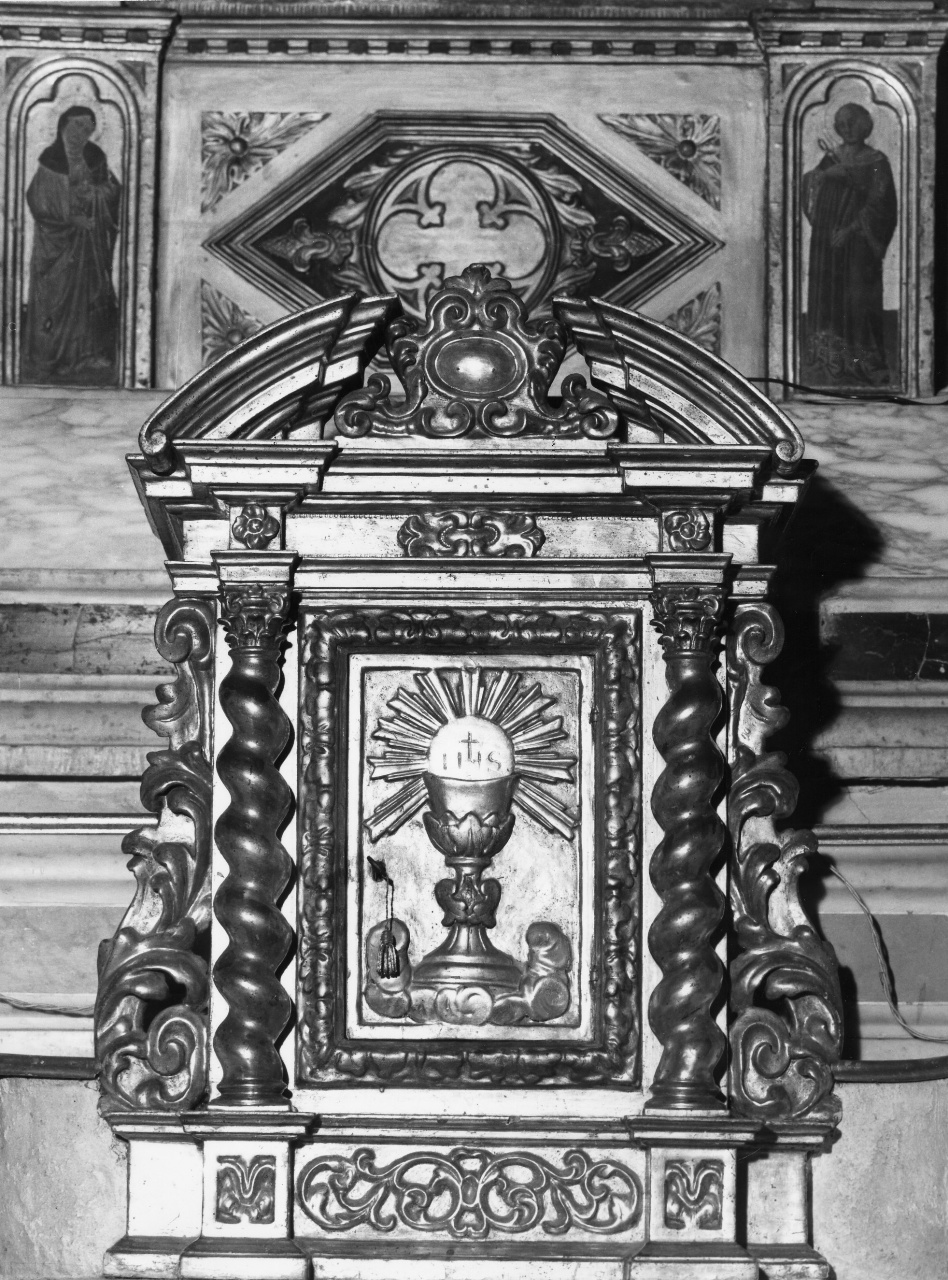 ciborio - bottega toscana (fine/inizio secc. XVII/ XVIII)