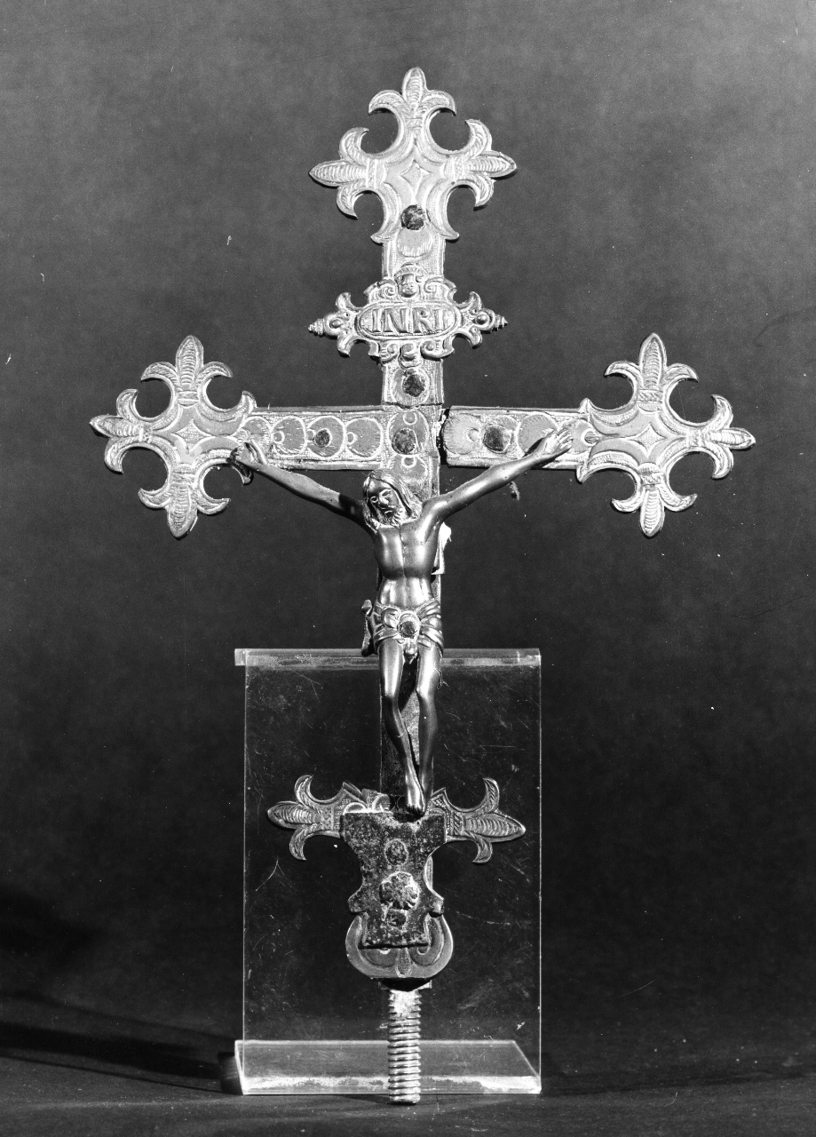 croce processionale - bottega toscana (metà sec. XVII)