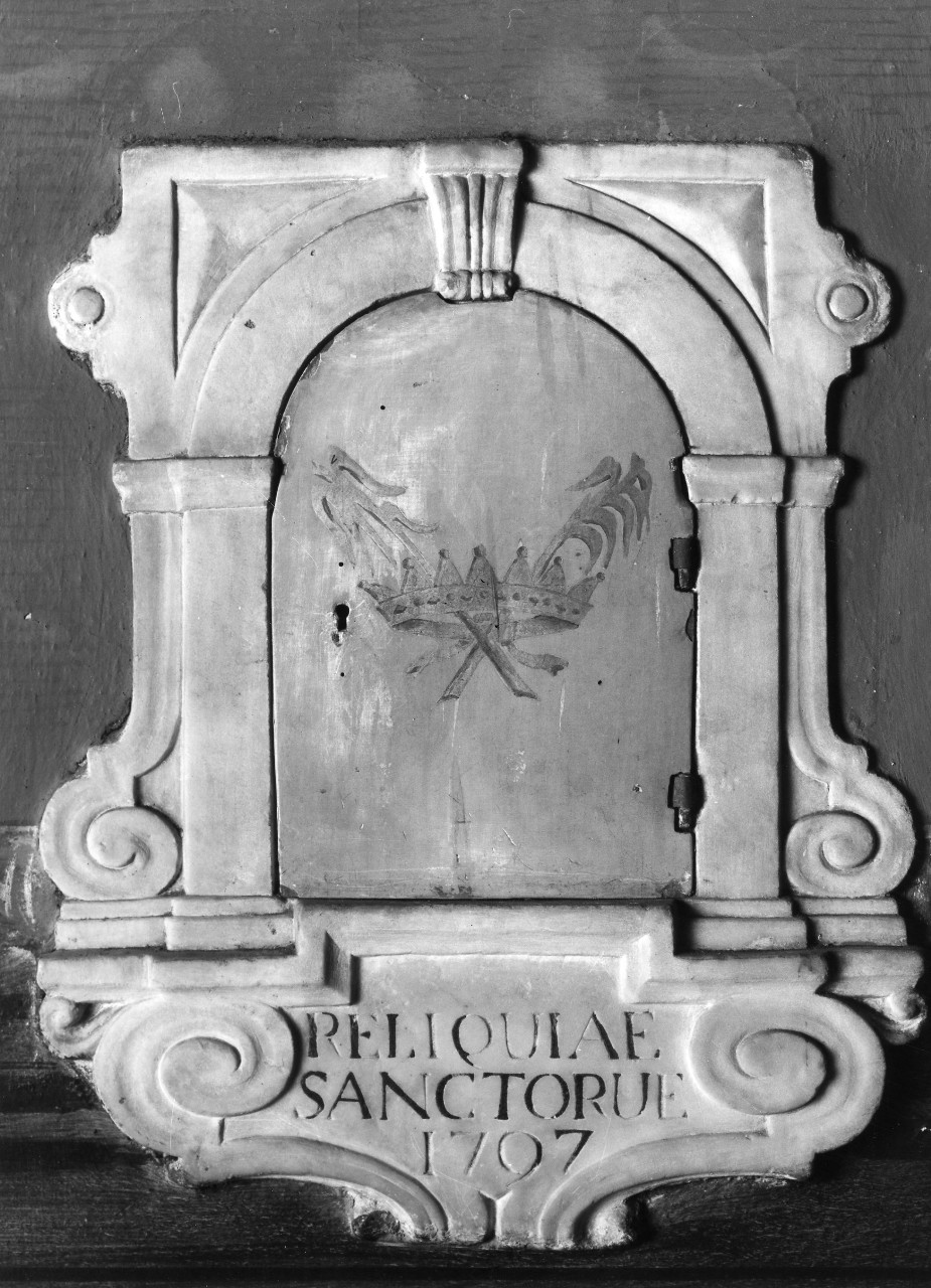 tabernacolo murale - bottega toscana (sec. XVIII)
