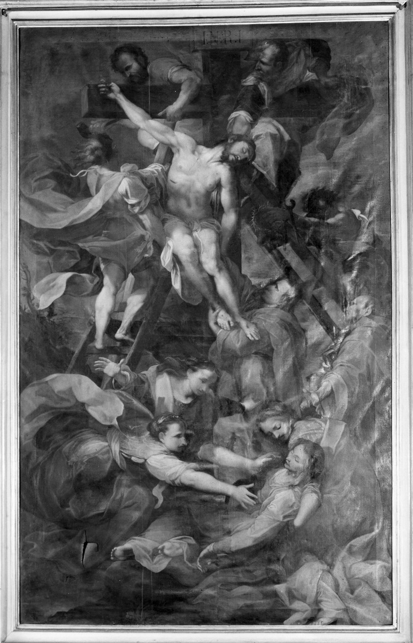 deposizione di Cristo dalla croce (dipinto) - ambito toscano (secc. XVII/ XVIII)
