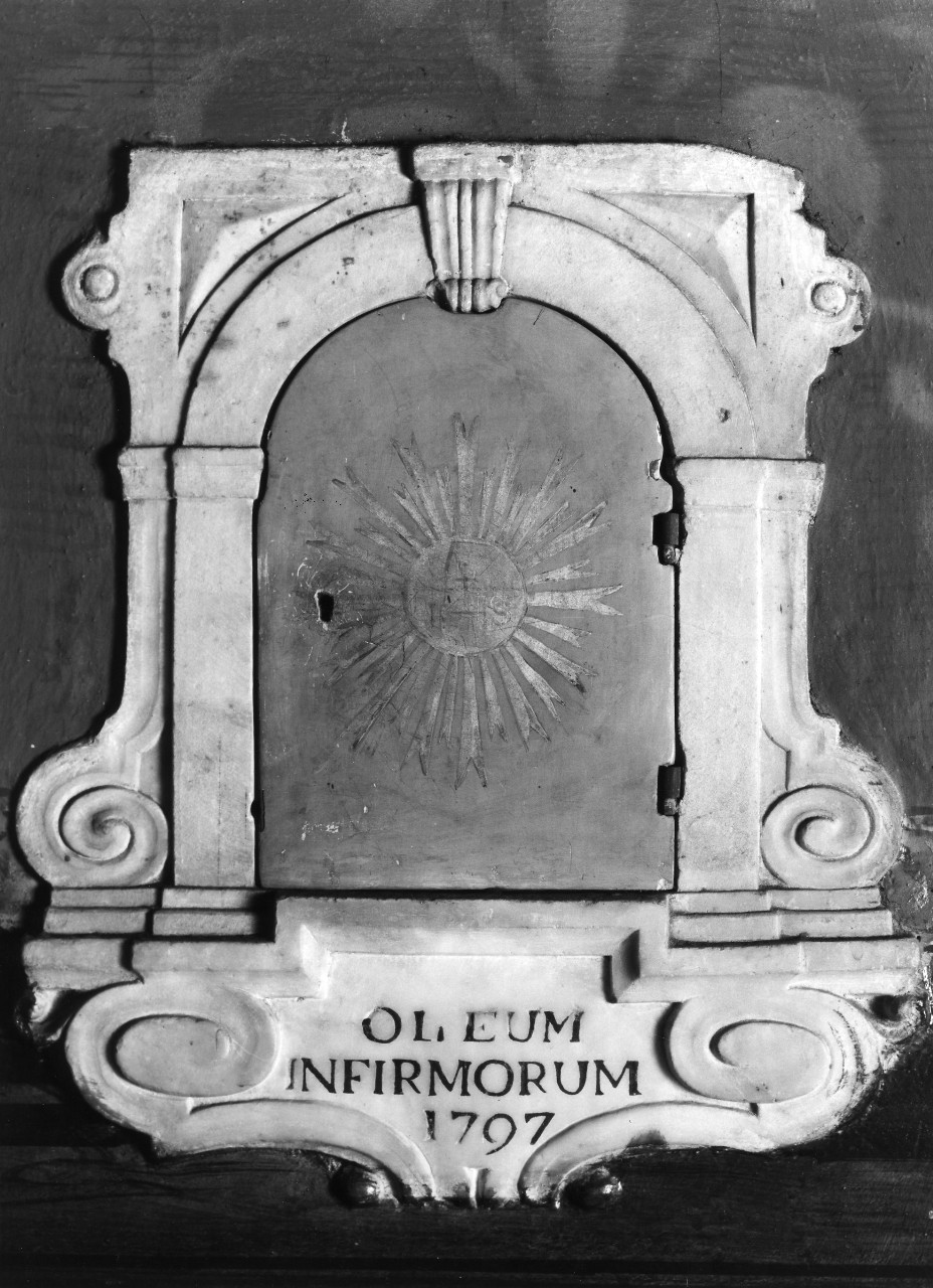 tabernacolo murale - bottega toscana (sec. XVIII)