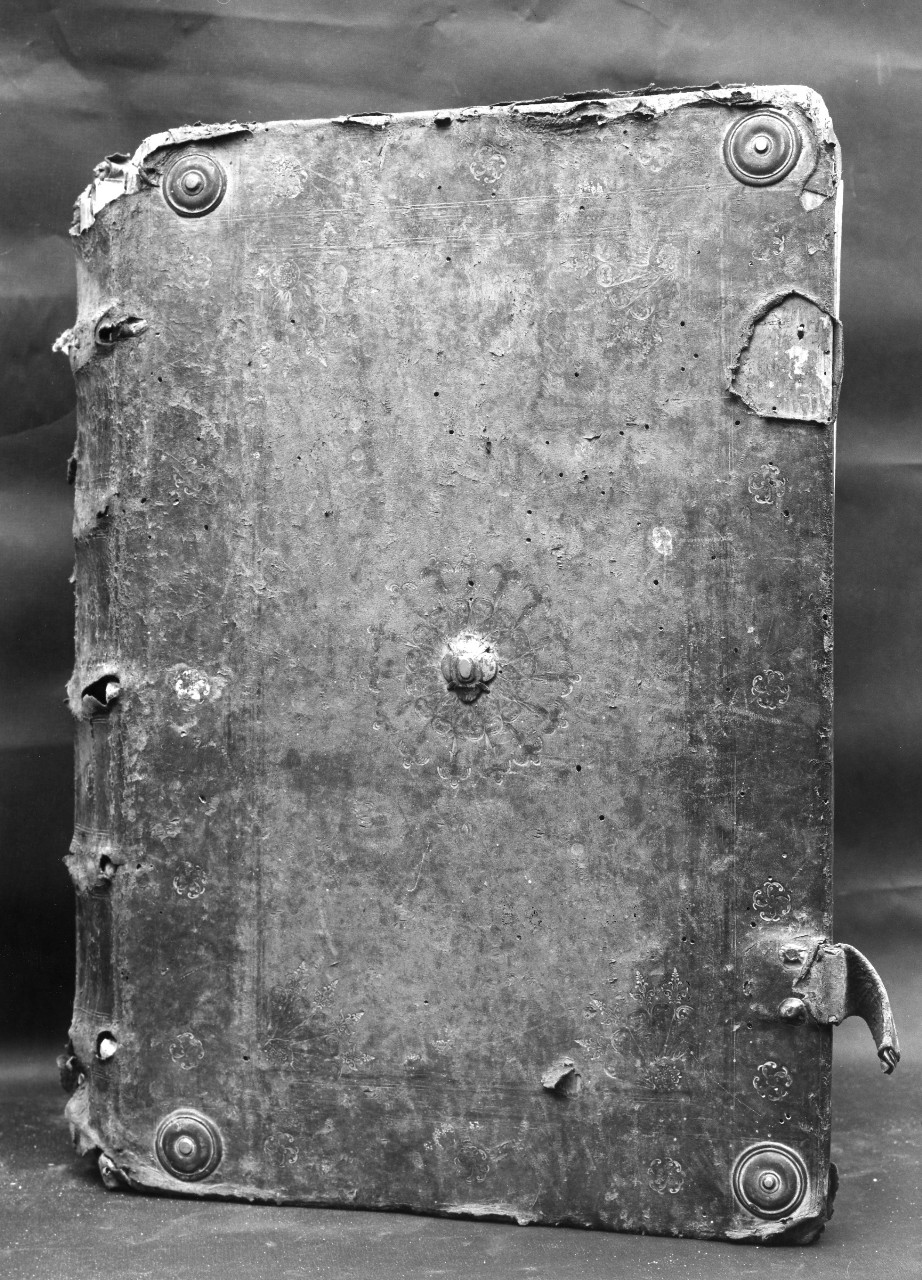 coperta di libro liturgico - ambito toscano (sec. XVII)