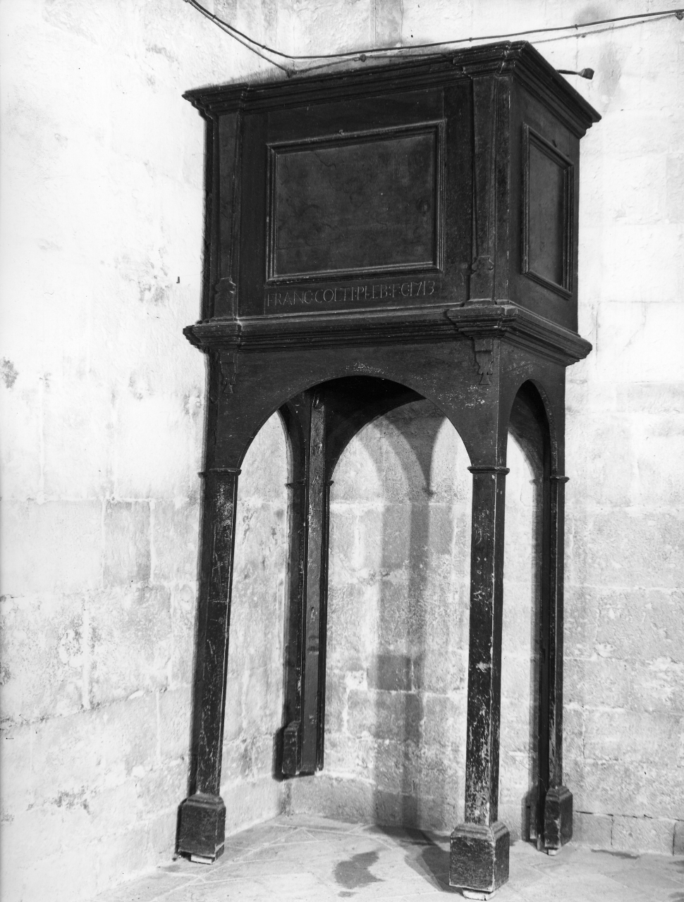 pulpito mobile - bottega toscana (sec. XVIII)