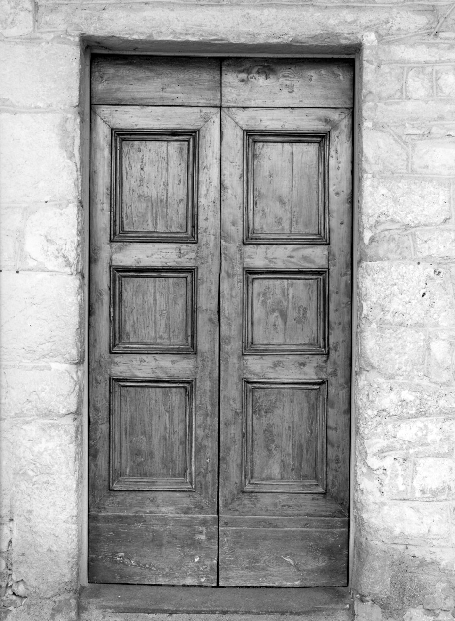 porta - a due battenti - bottega toscana (sec. XIX)