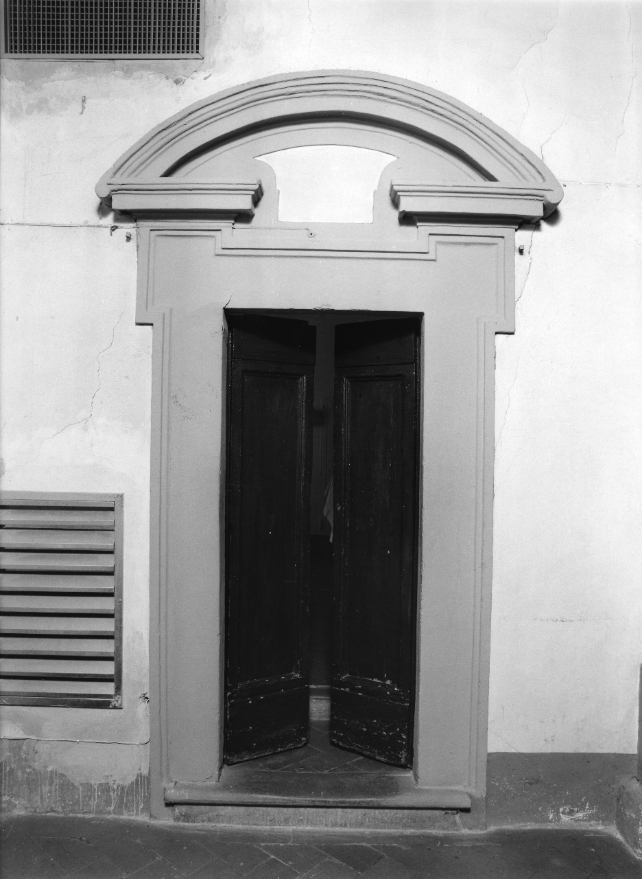 mostra di porta, serie - bottega toscana (sec. XVIII)