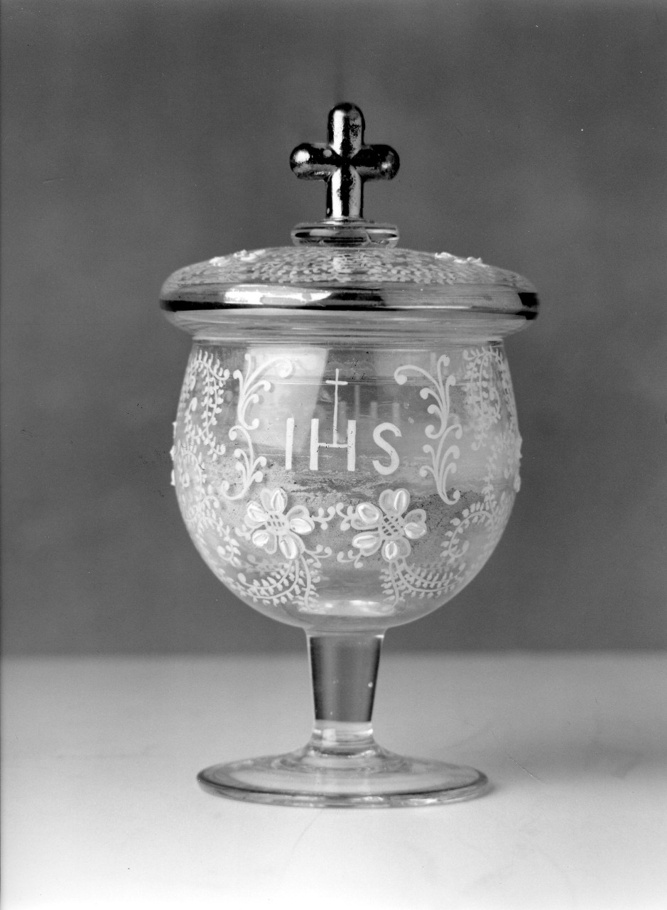 vasetto con coperchio - bottega toscana (seconda metà sec. XIX)