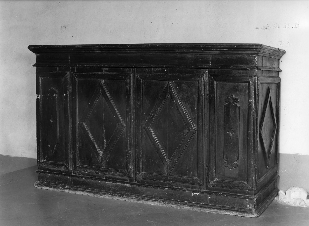 credenza - bottega toscana (prima metà sec. XVII)
