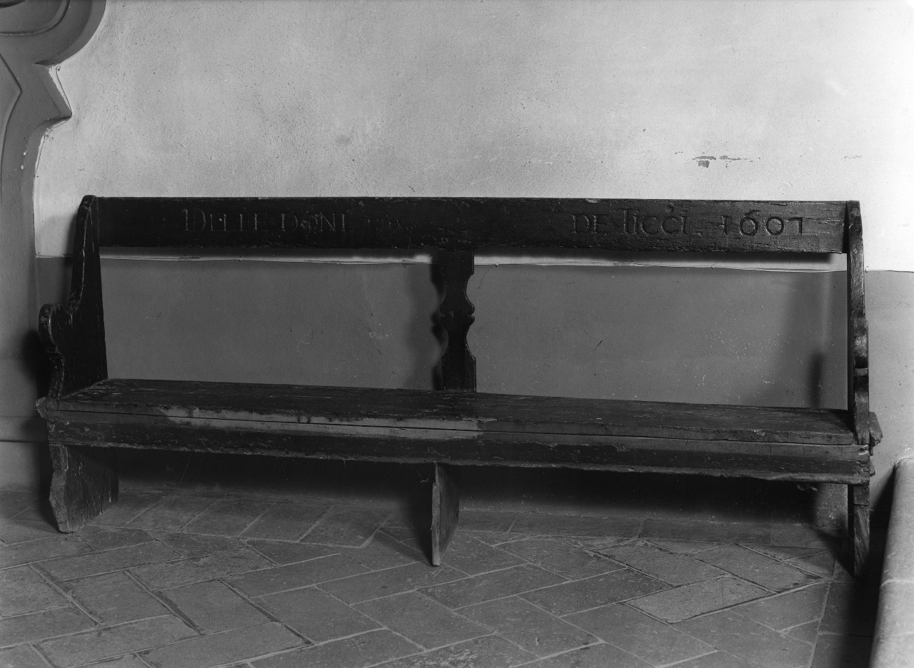 panca - bottega toscana (sec. XVII)