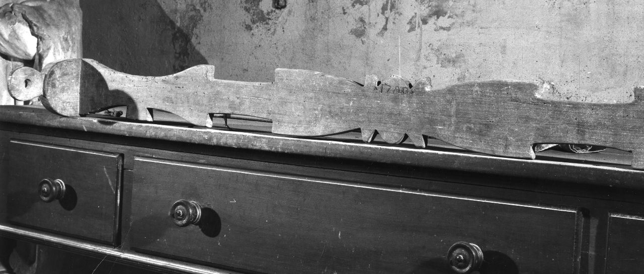 schienale di panca, opera isolata - bottega toscana (sec. XVIII)