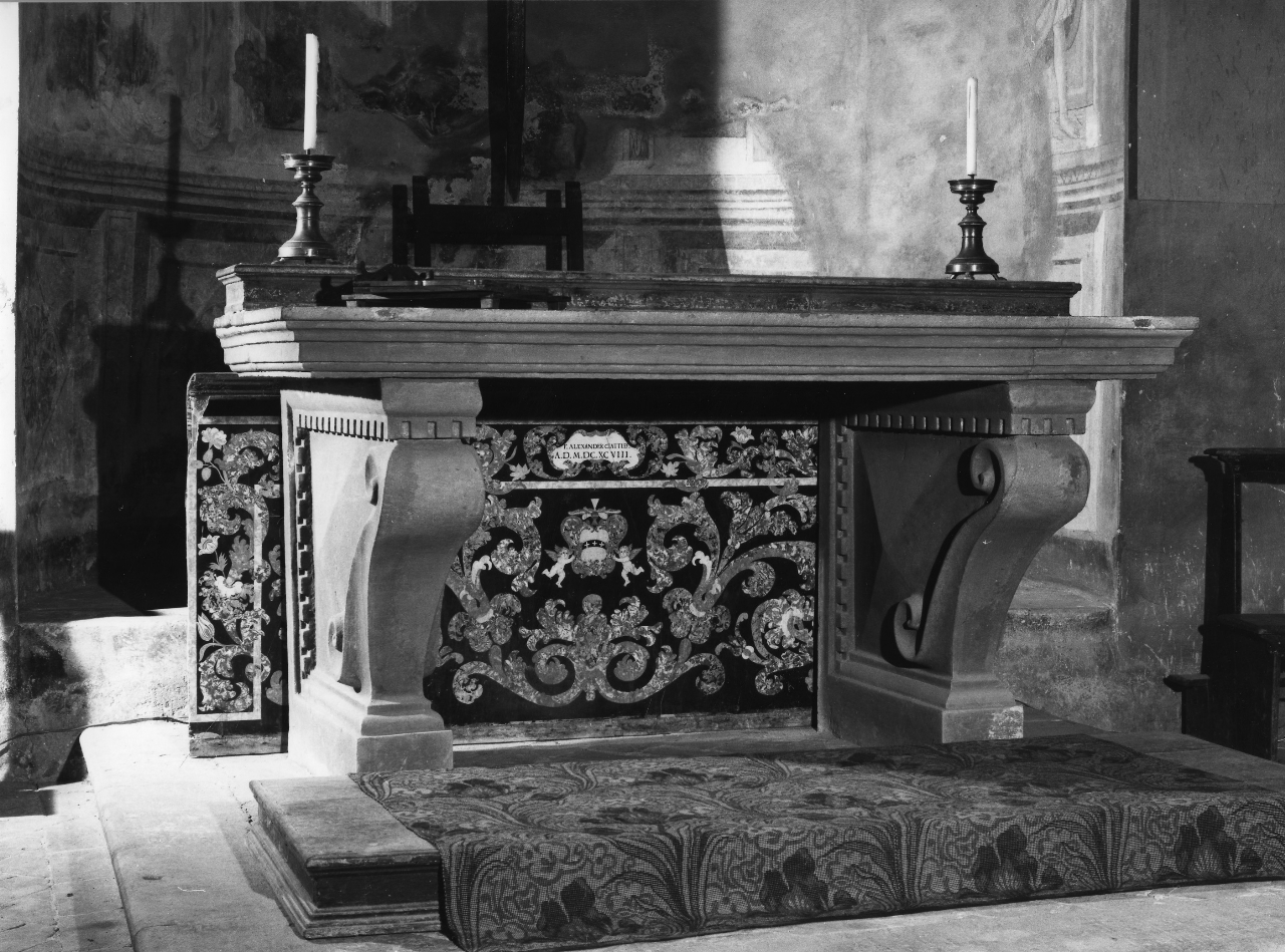 altare - a mensa - bottega toscana (sec. XIX)