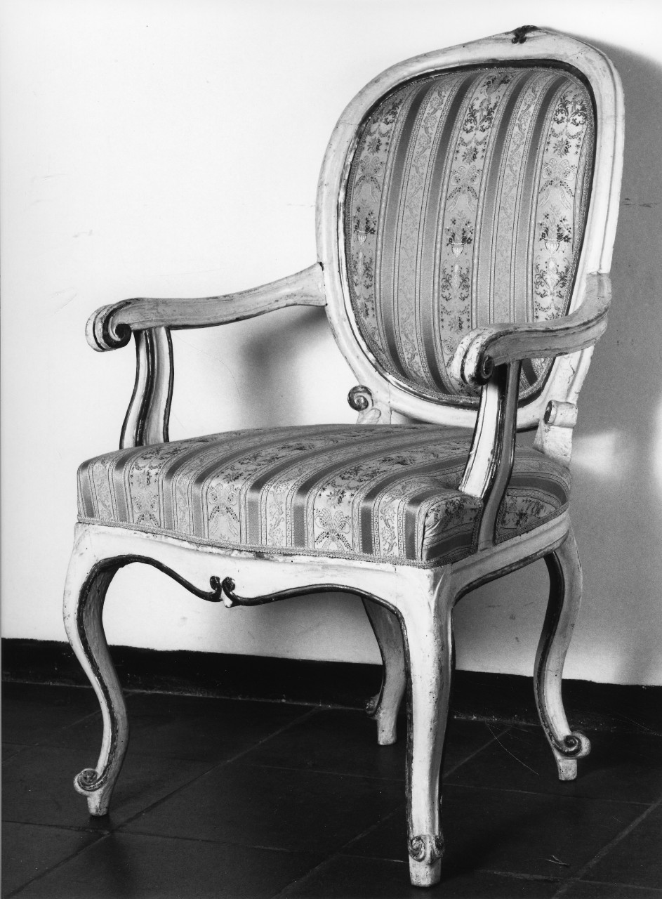 poltrona del celebrante, insieme - bottega toscana (seconda metà sec. XVIII)