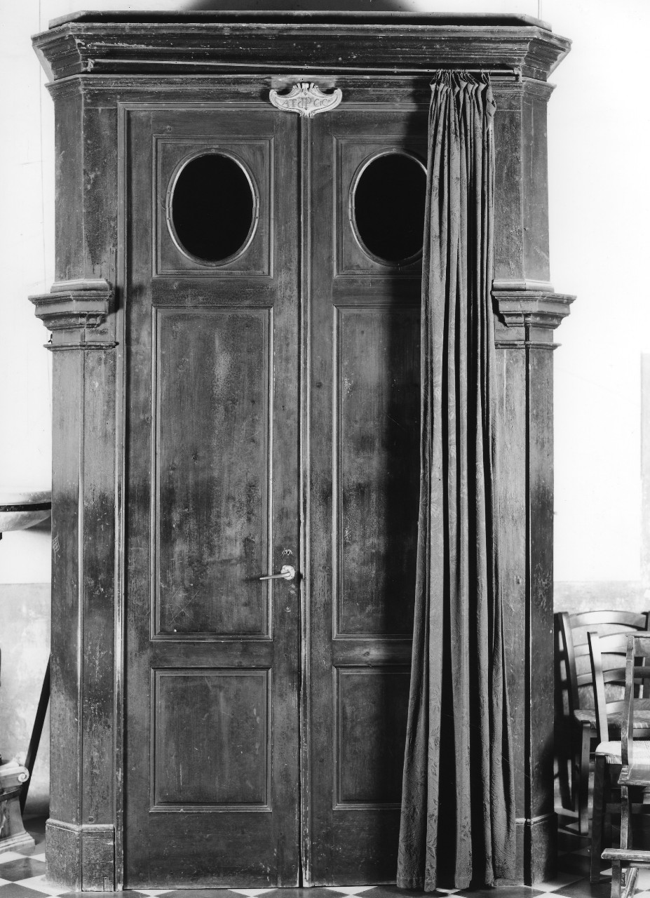 bussola d'ingresso - bottega toscana (sec. XVIII)