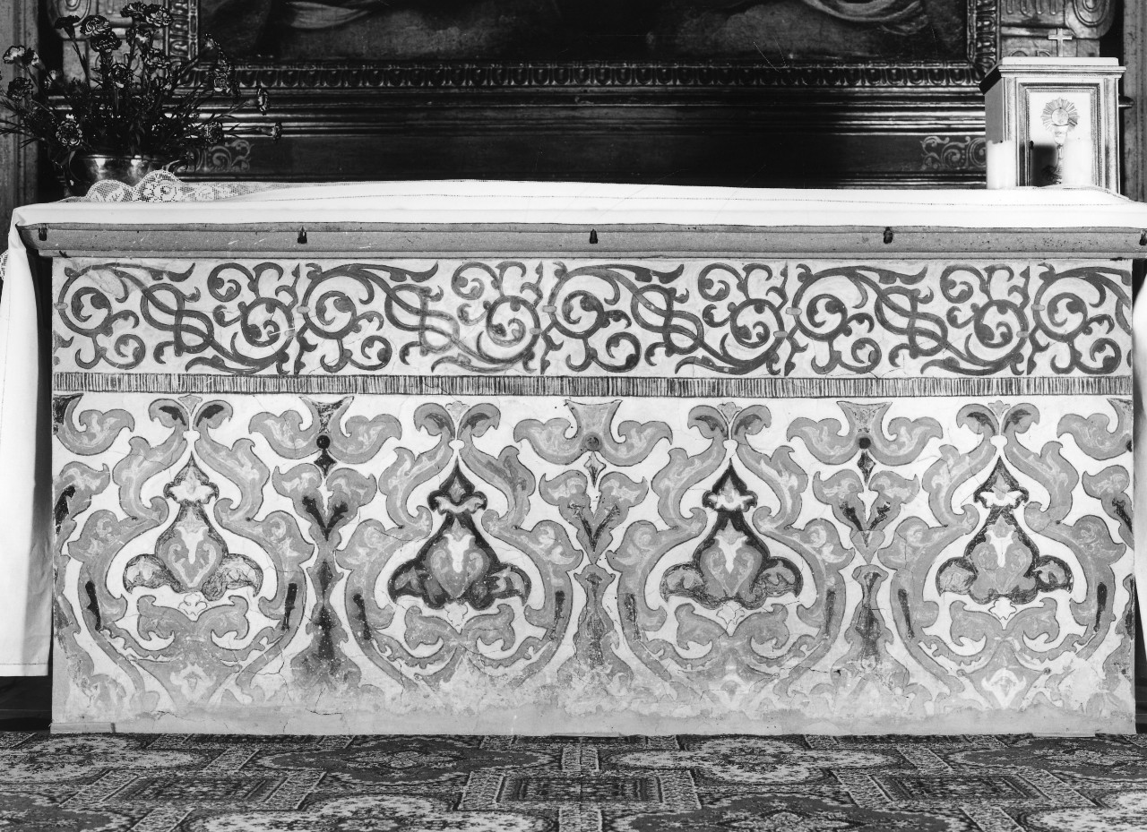 paliotto - a pannello piano - ambito toscano (inizio sec. XVII)