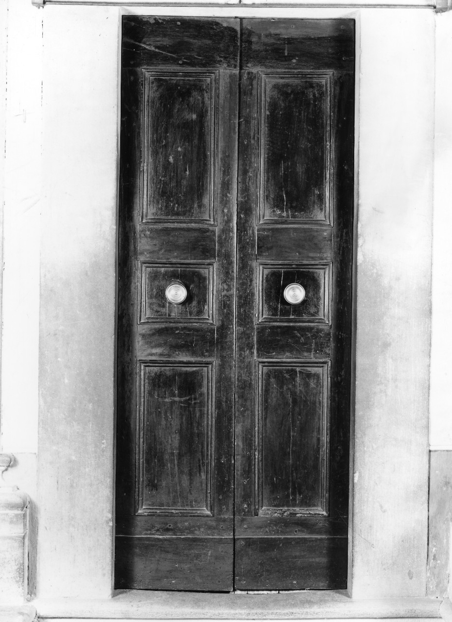 porta - a due battenti, serie - bottega toscana (metà sec. XVII)