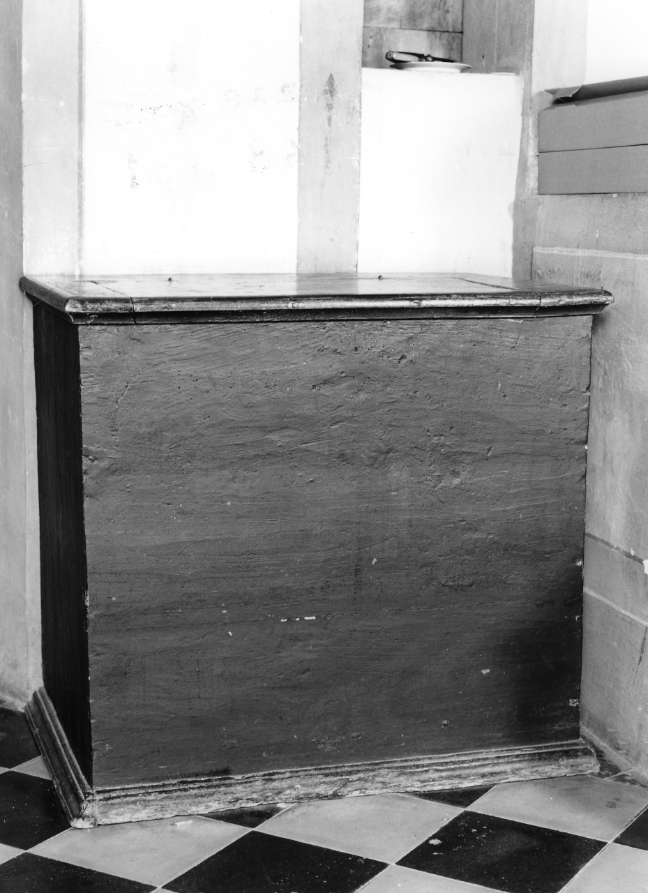 credenzina - bottega toscana (sec. XVII)