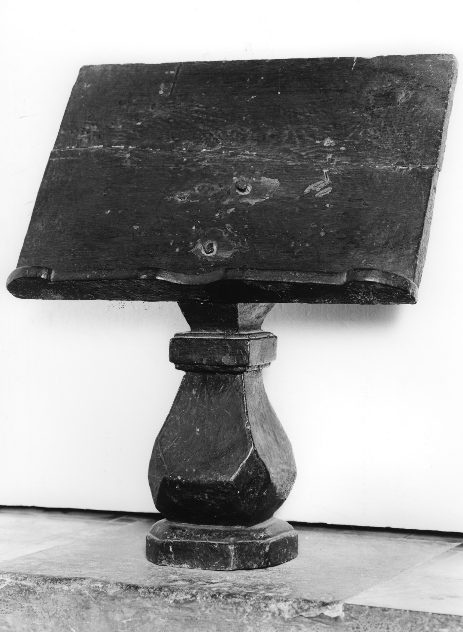 leggio a struttura fissa - bottega toscana (prima metà sec. XVII)