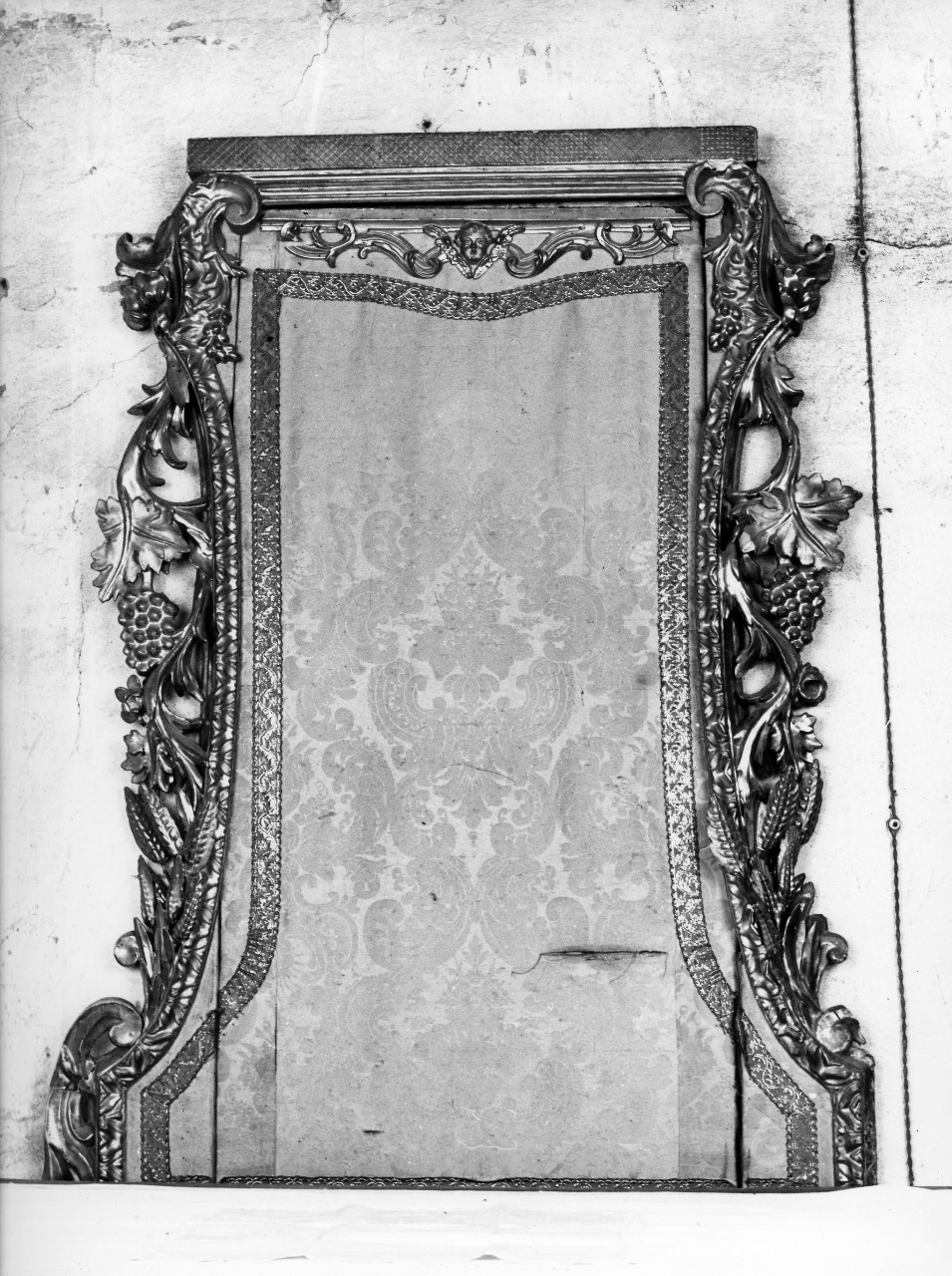 postergale, elemento d'insieme - bottega toscana (sec. XIX)