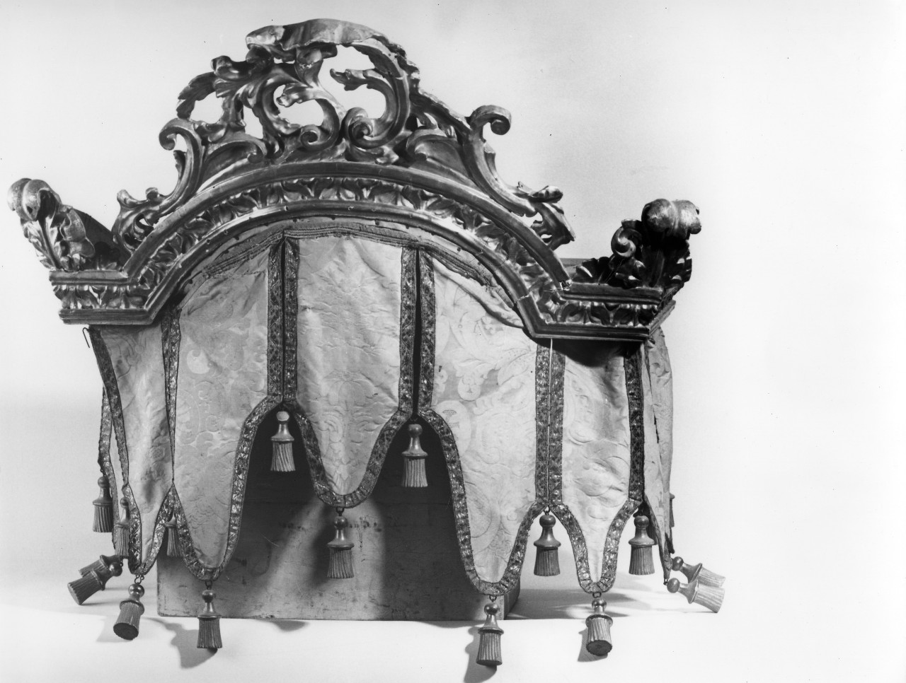 cielo del baldacchino processionale, elemento d'insieme - bottega toscana (sec. XVIII)