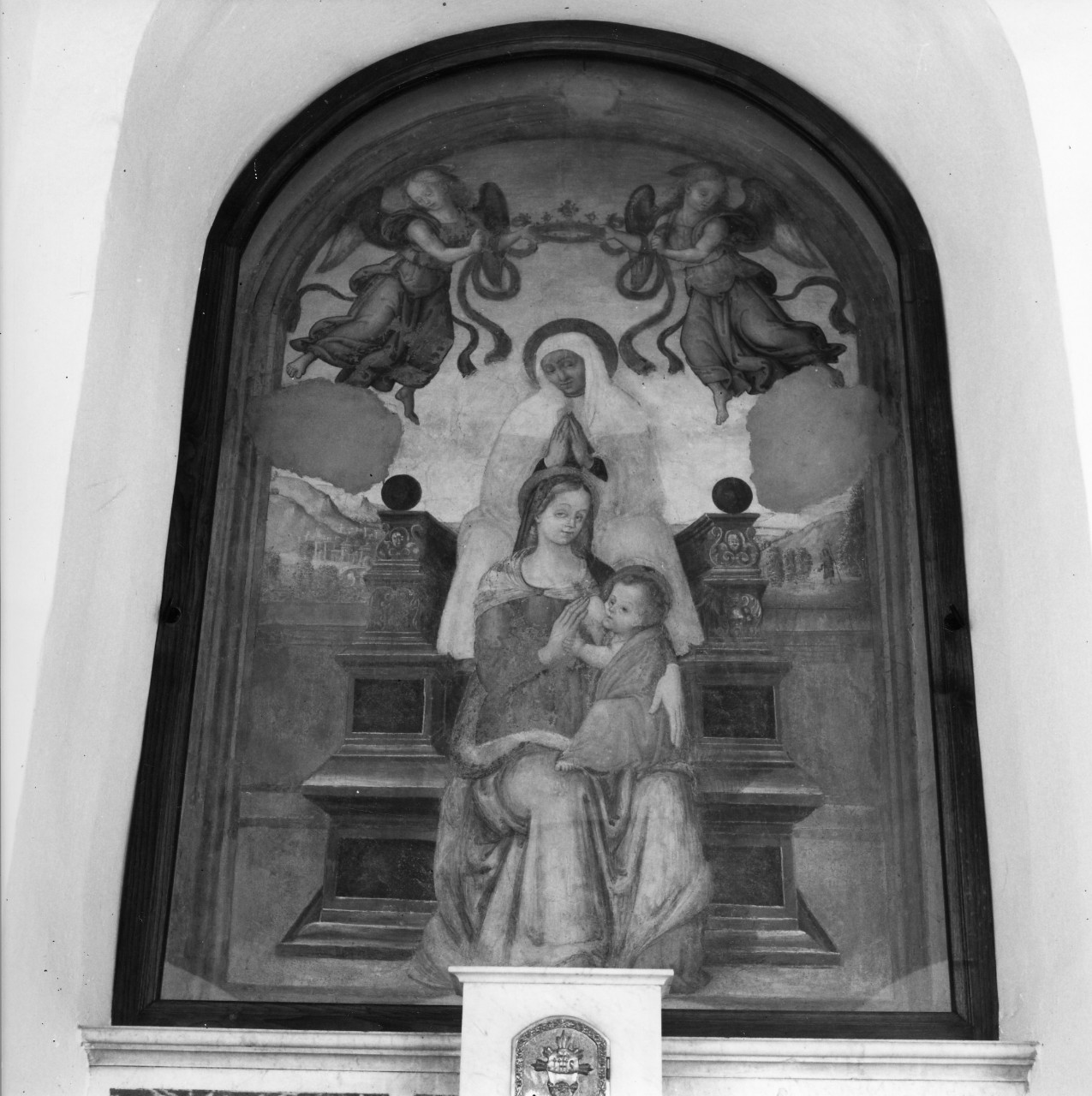 Madonna con Bambino e Sant'Anna (dipinto) - ambito fiorentino (fine/inizio secc. XV/ XVI)