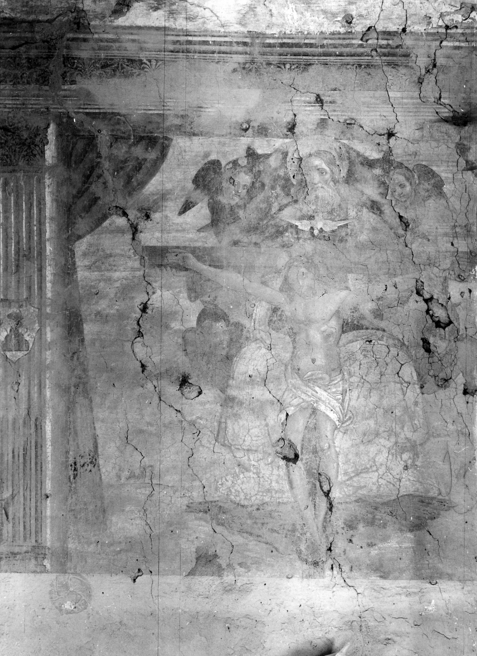 Trinità (dipinto, frammento) di Filippelli Filippo (attribuito) (sec. XV)