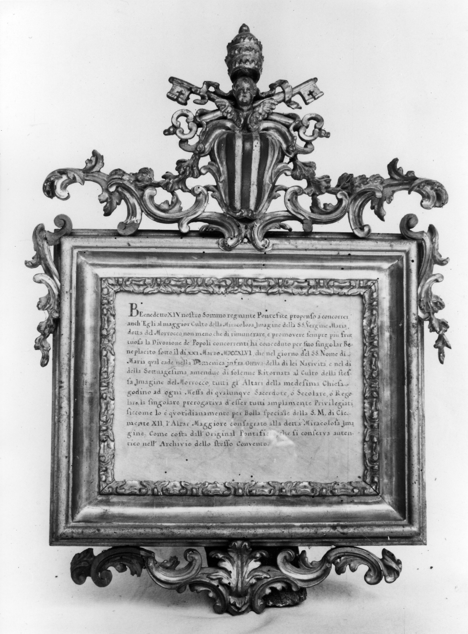 cornice - bottega toscana (sec. XVIII)