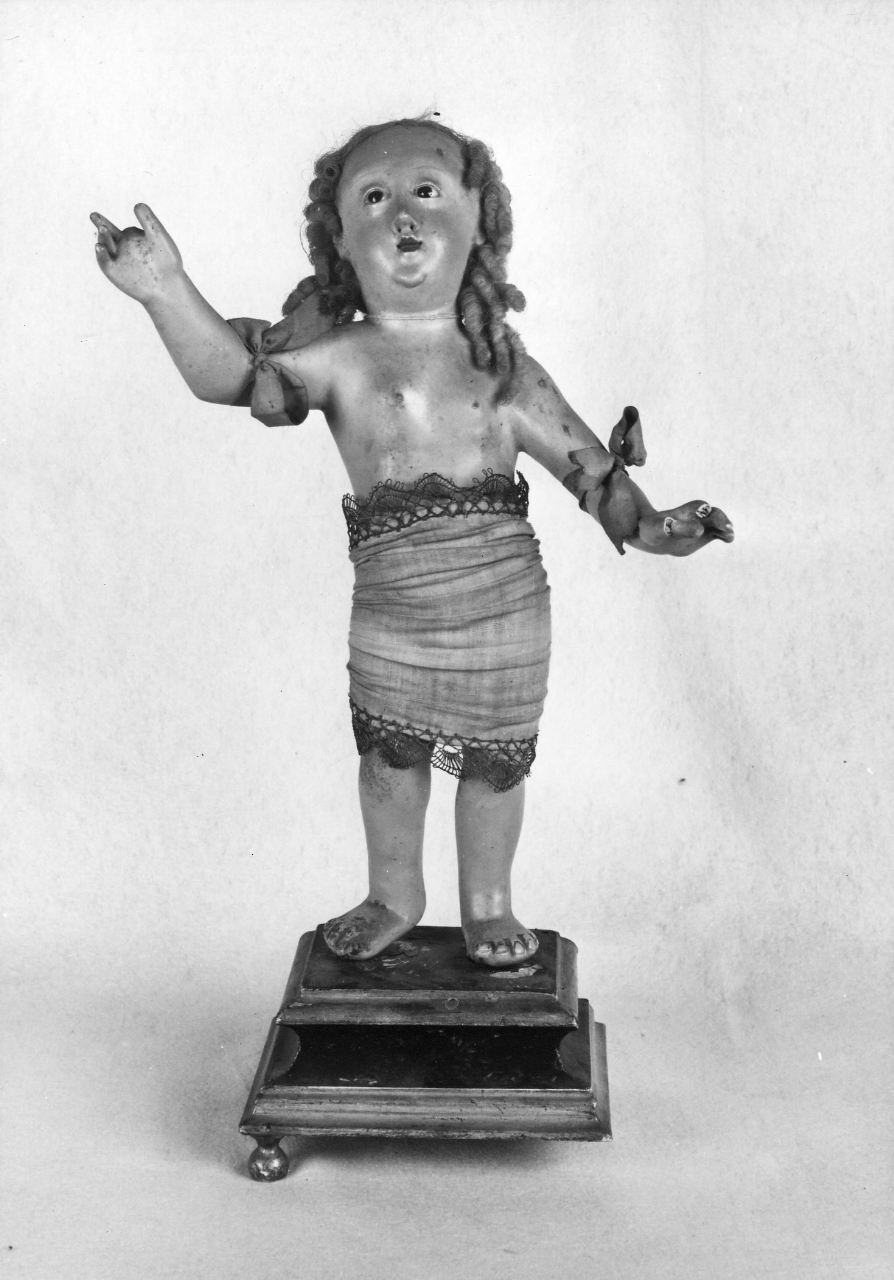 Gesù Bambino (statuetta devozionale) - bottega toscana (sec. XVIII)
