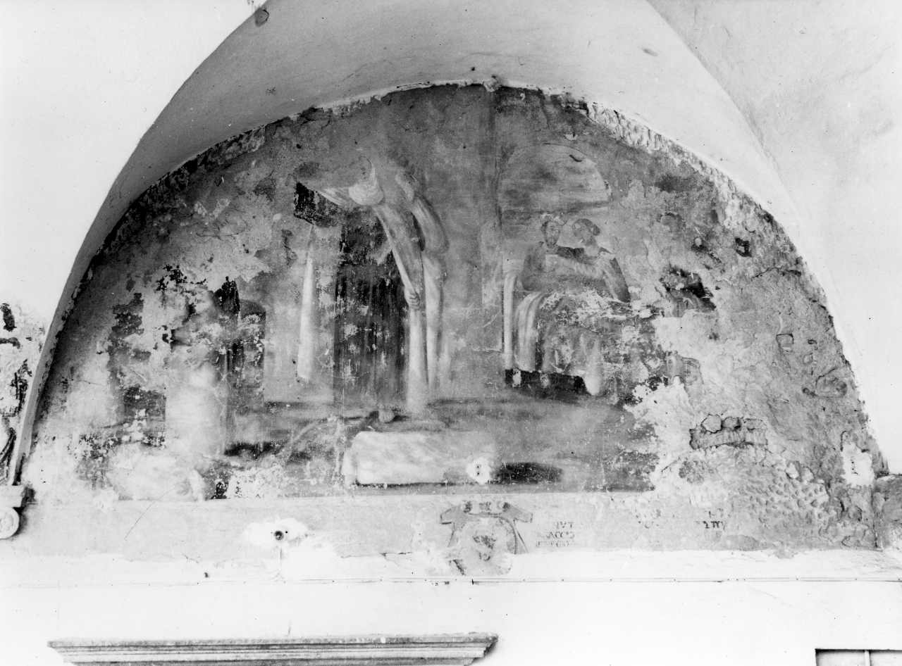 episodi della vita di Santa Teresa d'Avila (dipinto, frammento) di Nannoni Antonio (sec. XVII)