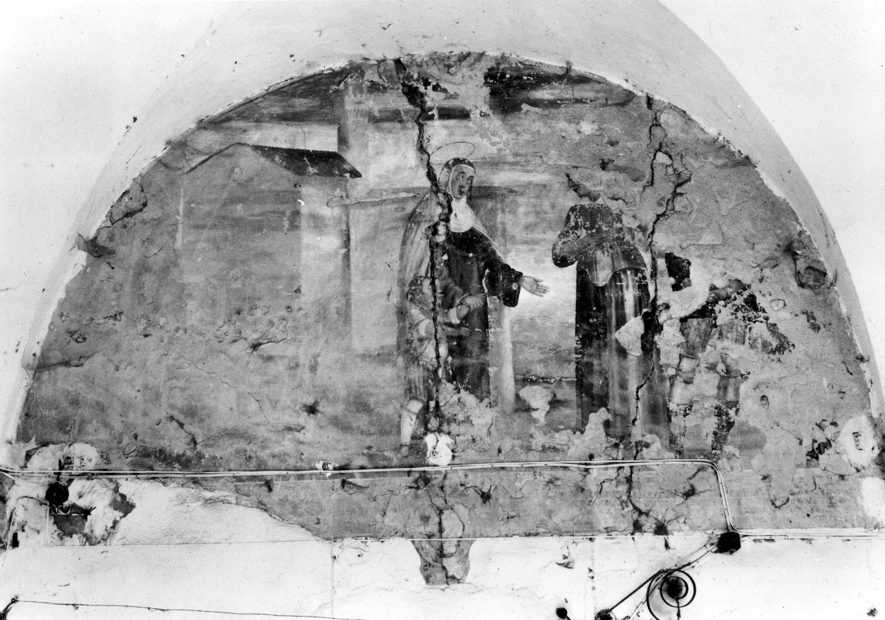 episodi della vita di Santa Teresa d'Avila (dipinto, frammento) di Nannoni Antonio (sec. XVII)