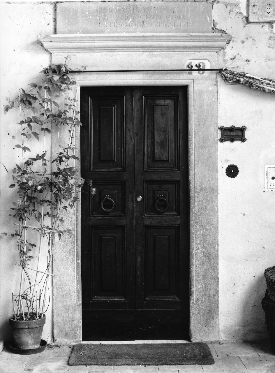 mostra di porta, insieme - bottega toscana (sec. XVII)