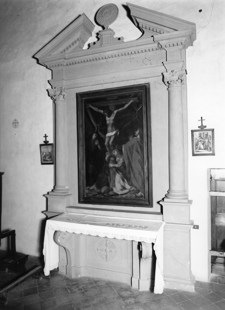 altare - a edicola - bottega toscana (seconda metà sec. XVIII)