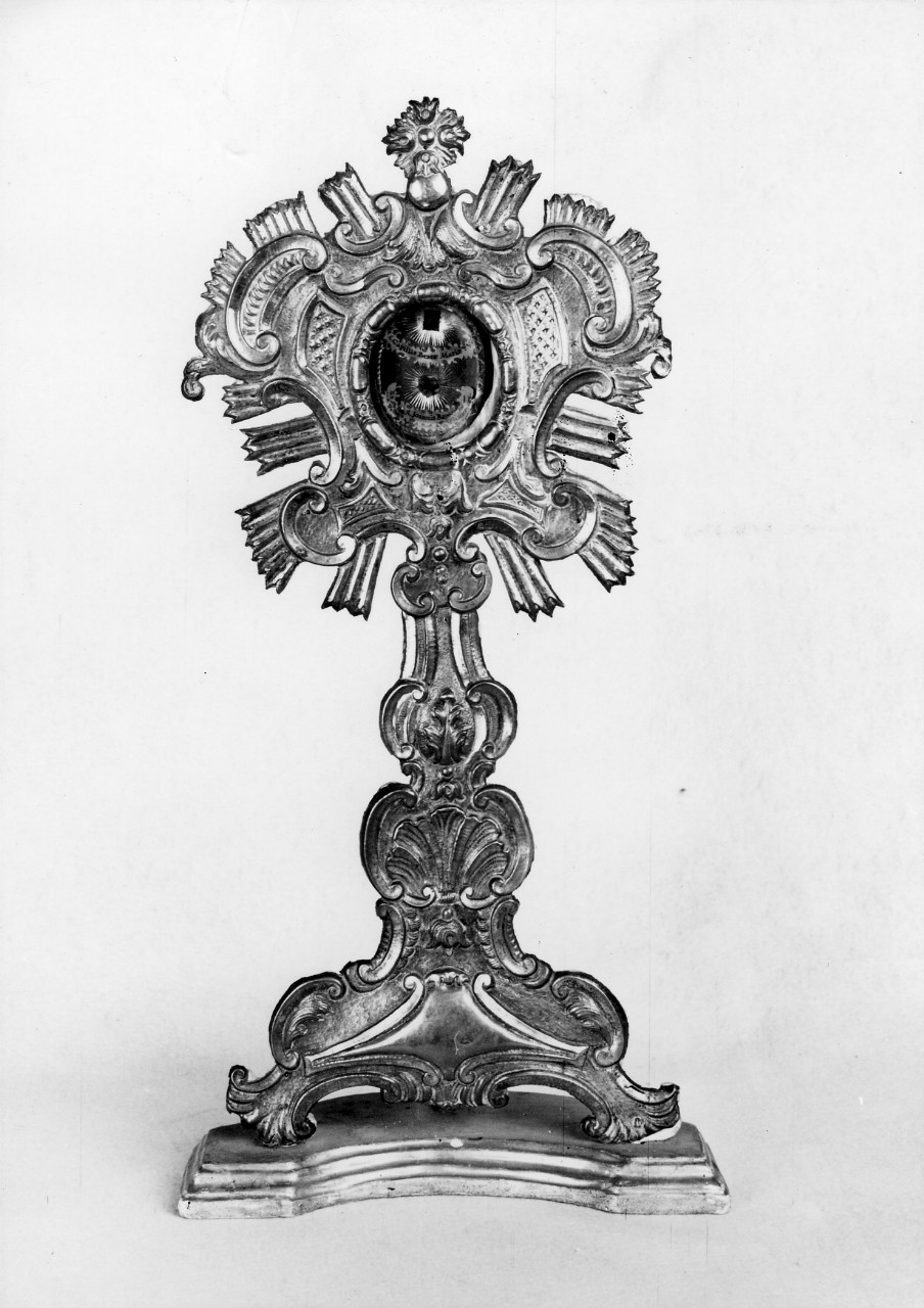 reliquiario - a ostensorio, serie - bottega toscana (sec. XVIII)