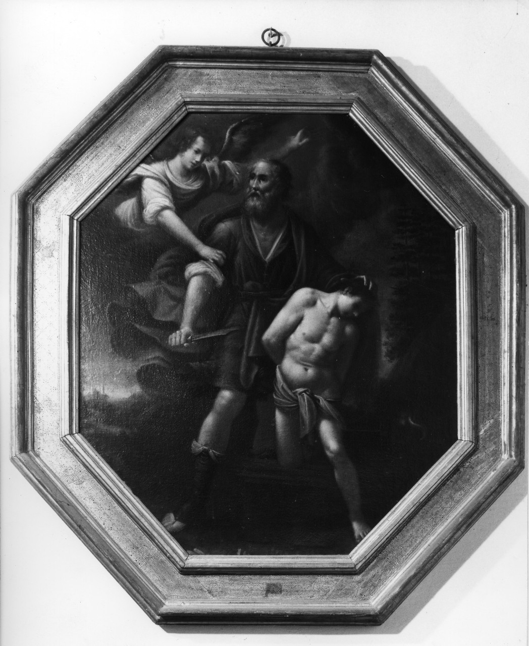 sacrificio di Isacco (dipinto, pendant) di Montini Giovanni (attribuito) (metà sec. XVII)