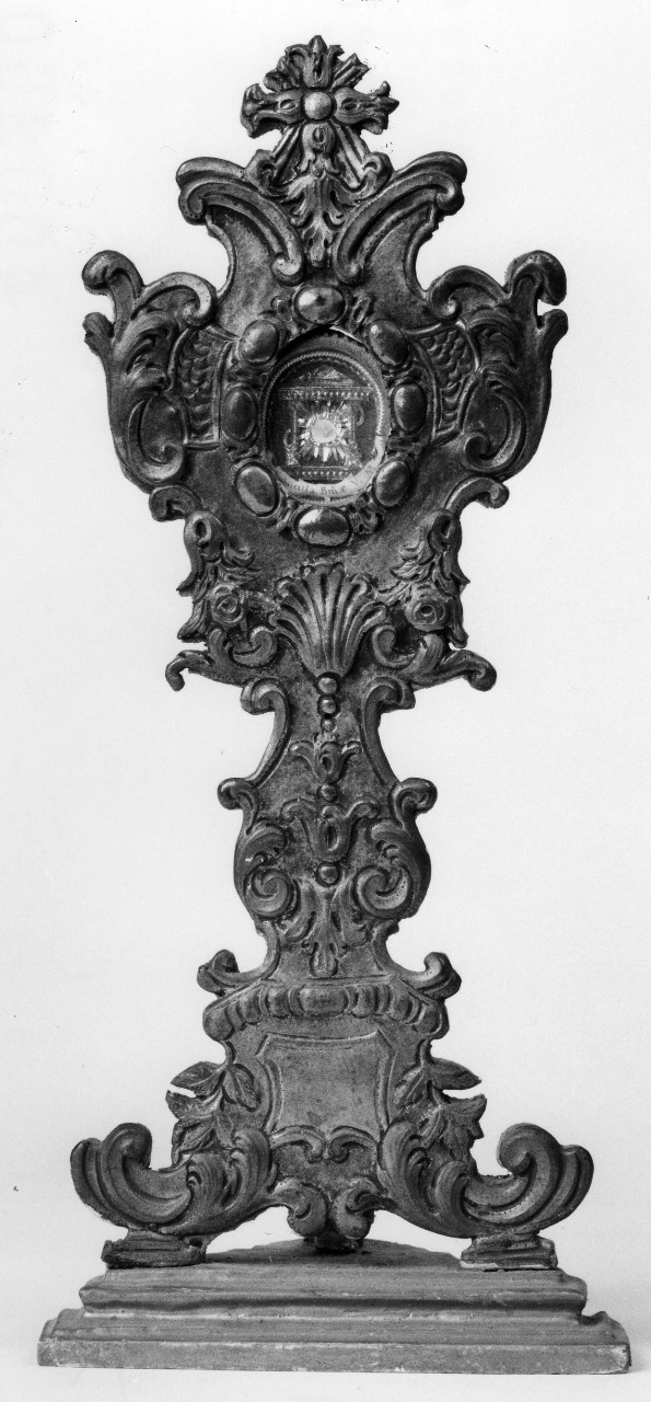 reliquiario - a ostensorio - bottega toscana (metà sec. XVIII)