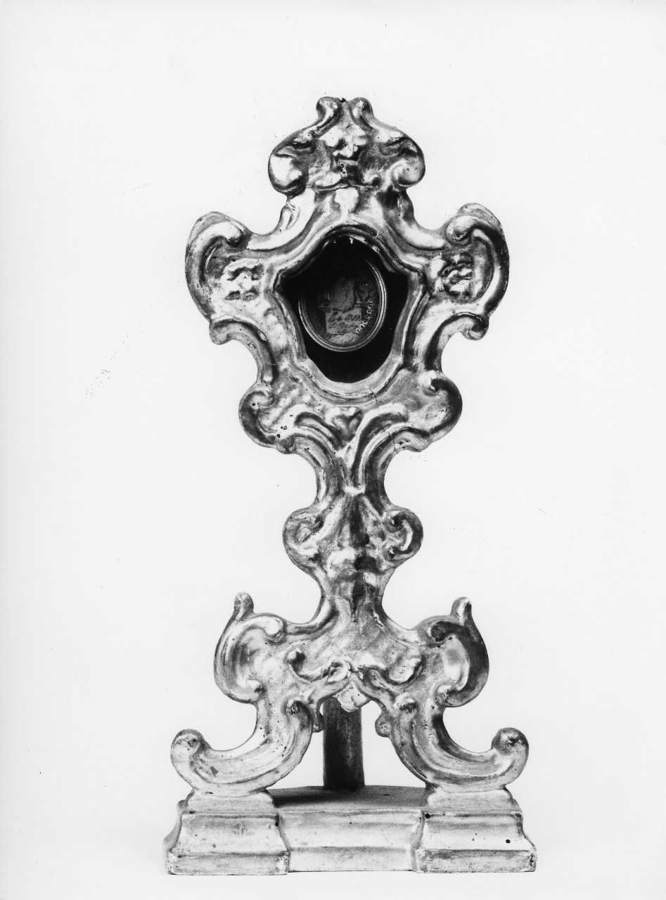 reliquiario - a ostensorio, serie - bottega toscana (sec. XVIII)