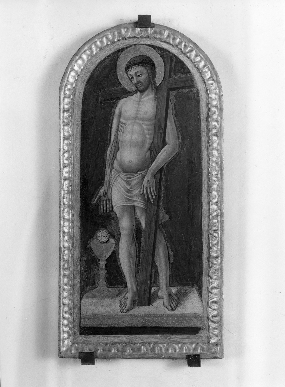 Cristo fons vitae (sportello di tabernacolo) di Neri di Bicci (attribuito) (seconda metà sec. XV)