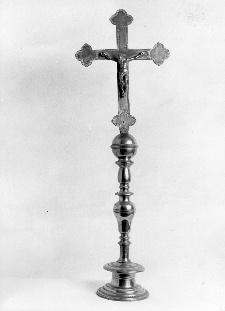 croce processionale - bottega toscana (metà sec. XVIII)