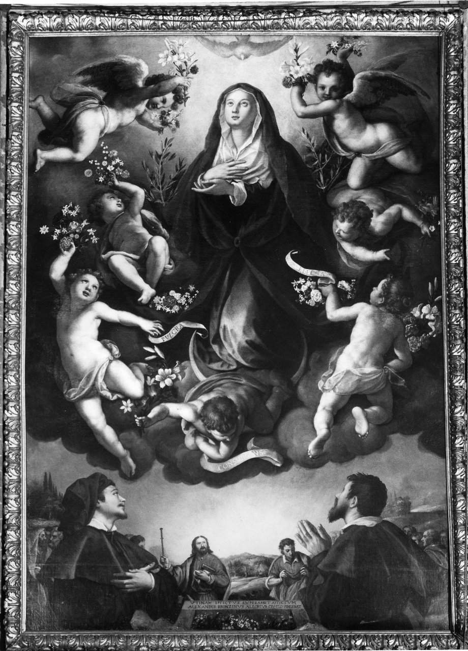 assunzione della Madonna (dipinto) di Allori Alessandro (sec. XVII)