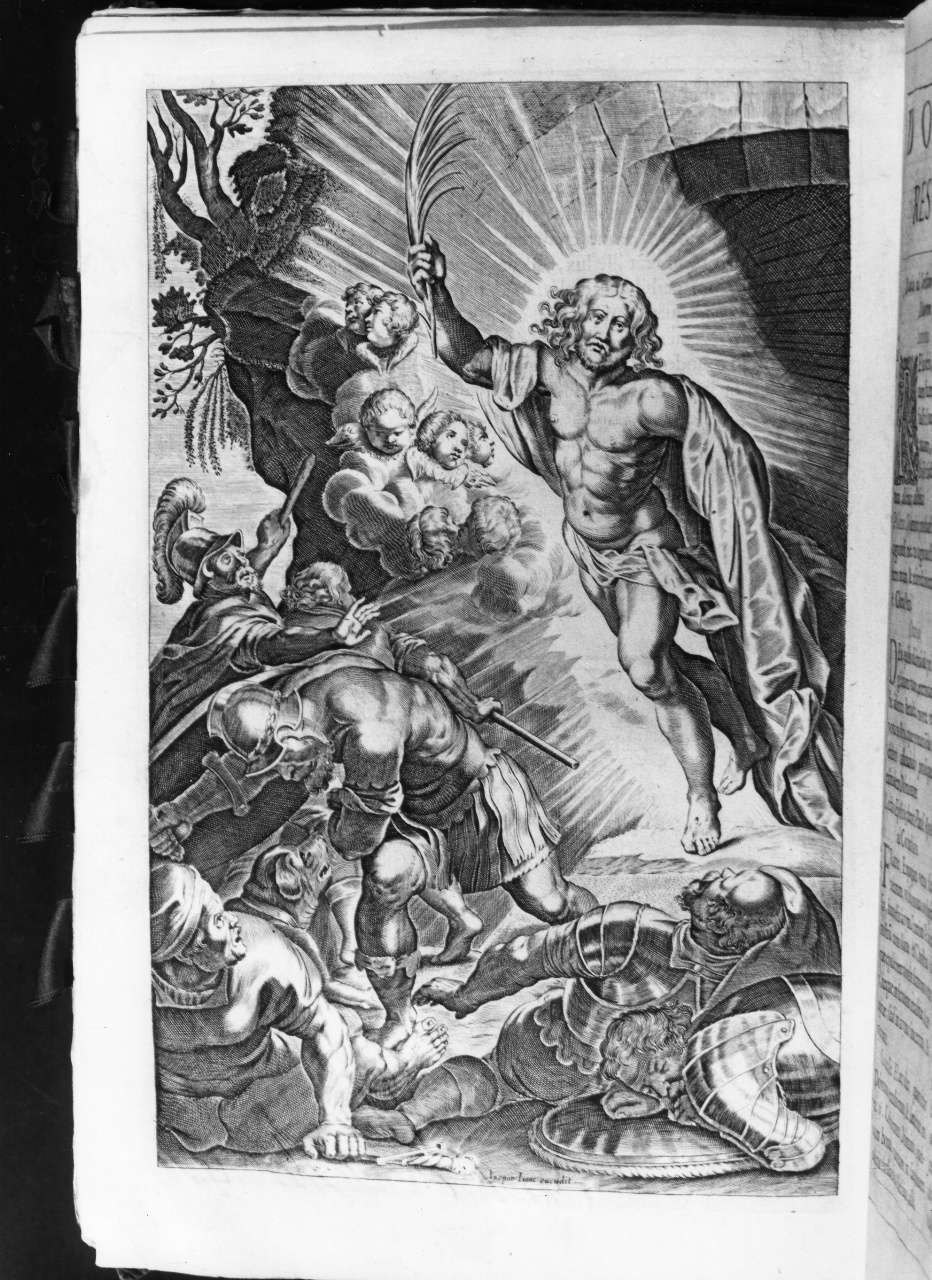 resurrezione di Cristo (stampa) di Isaac Jaspar de (sec. XVII)