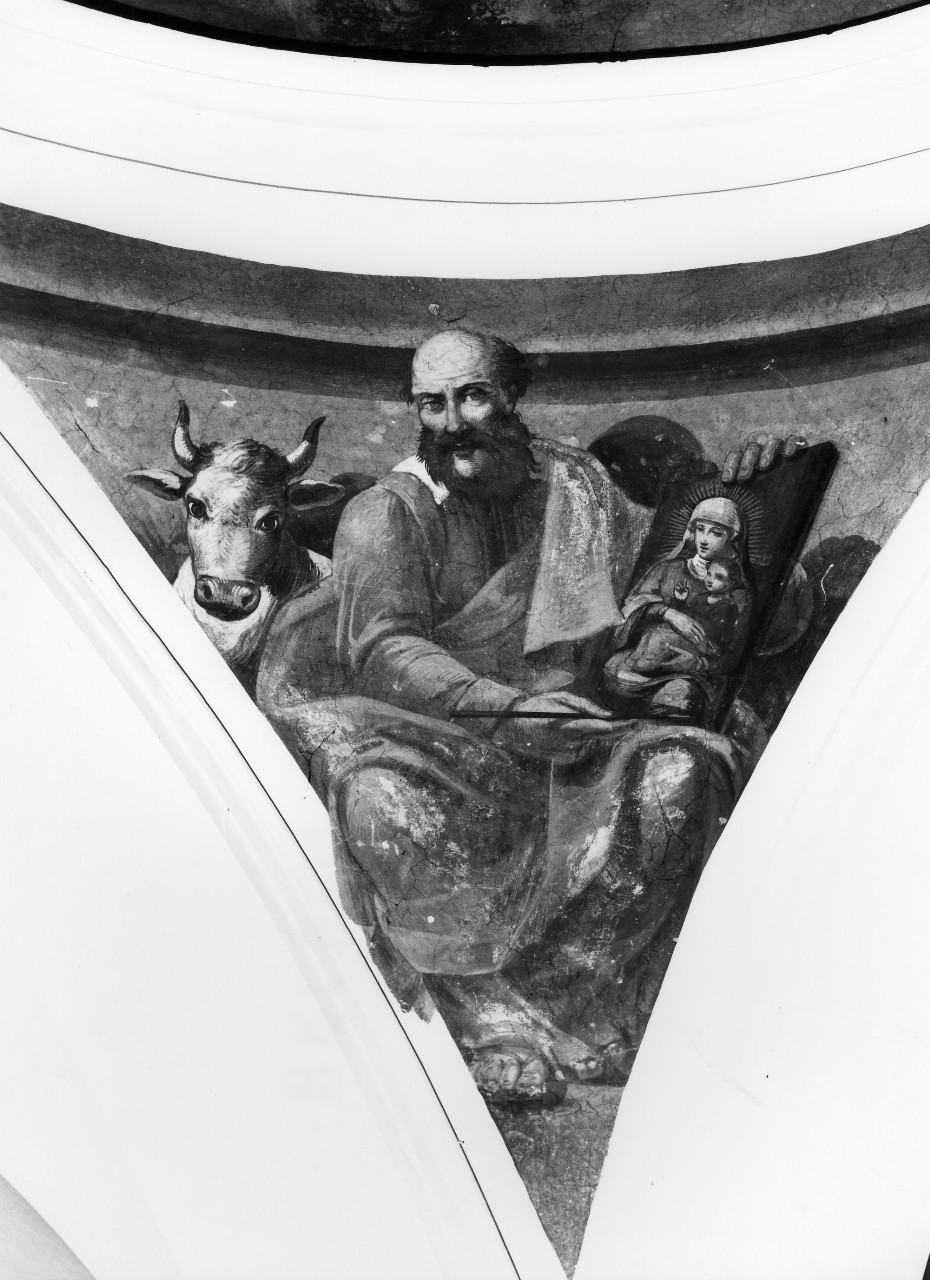 San Luca Evangelista (dipinto) di Valiani Bartolomeo (sec. XIX)